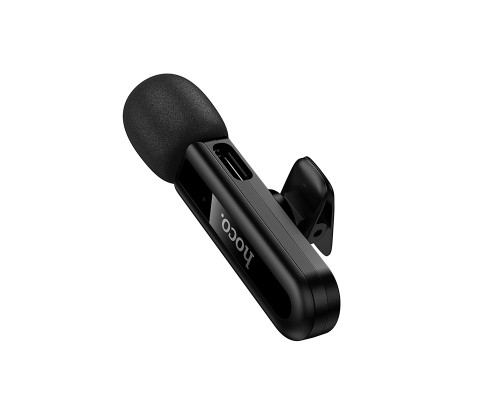 Бездротова мікрофонна система HOCO L20 Fair (Lightning) Black (6942007655484)