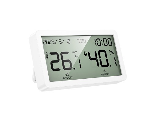 Термогігрометр HOCO HX42 indoor electronic alarm clock thermometer and hygrometer (6942007661270)