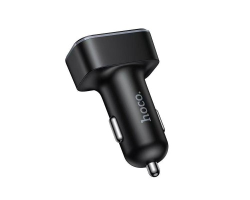 Автомобільний зарядний пристрій HOCO Z63 Barry four-port car charger Black (6942007666206)