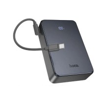 Зовнішній акумулятор HOCO J170A Starlight 22.5W+PD20W fully compatible power bank with cable(20000mAh) Metal Gray (6942007672702)