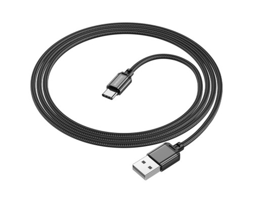 Кабель BOROFONE BX87 Sharp charging data cable for Type-C 1 м Black (6974443389043)