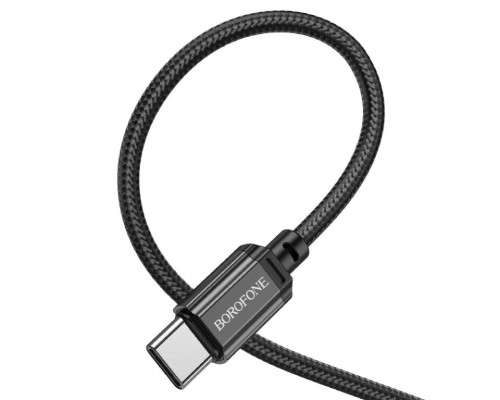 Кабель BOROFONE BX87 Sharp charging data cable for Type-C 1 м Black (6974443389043)