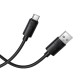 Кабель BOROFONE BX123 Leya silicone charging data cable Type-C Black (6941991124211)