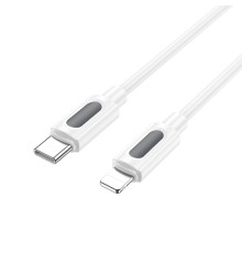 Кабель BOROFONE BX114 Structure PD silicone charging data cable iP White (6941991116834)
