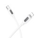Кабель BOROFONE BX114 Structure PD silicone charging data cable iP White (6941991116834)