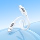 Кабель BOROFONE BX114 Structure PD silicone charging data cable iP White (6941991116834)