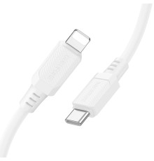 Кабель BOROFONE BX115 Lotto PD silicone charging data cable iP White (6941991119613)