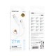 Кабель BOROFONE BX115 Lotto PD silicone charging data cable iP White (6941991119613)