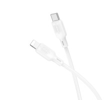 Кабель BOROFONE BX113 Lenny PD silicone charging data cable iP (L=1M) White (6941991115387)