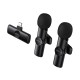 Бездротова мікрофонна система BOROFONE BFK16A Winner dual-mic (Lightning) Black (6941991126505)