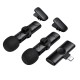 Бездротова мікрофонна система BOROFONE BFK16A Winner dual-mic (Lightning) Black (6941991126505)