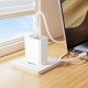 Мережевий зарядний пристрій з кабелем BOROFONE BA105A Stellar three-port charger set (iP) (EU) White (6941991125287)