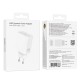 Мережевий зарядний пристрій BOROFONE BA109A Star single port PD40W charger (EU) White (6941991126888)