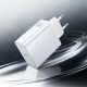 Мережевий зарядний пристрій BOROFONE BA109A Star single port PD40W charger (EU) White (6941991126888)