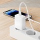Мережевий зарядний пристрійз кабелем BOROFONE BAS75A Source single port PD30W charger set (C to iP) (EU) White (6941991122842)