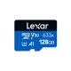 Карта пам'яті microSDXC (UHS-1 U3) Lexar High-Performance 633x 128Gb class 10 V30 A1 (100Mb/s) Blue Series (adapter SD) (LMS0633128G-BNAAA)