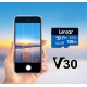 Карта пам'яті microSDXC (UHS-1 U3) Lexar High-Performance 633x 128Gb class 10 V30 A1 (100Mb/s) Blue Series (adapter SD) (LMS0633128G-BNAAA)