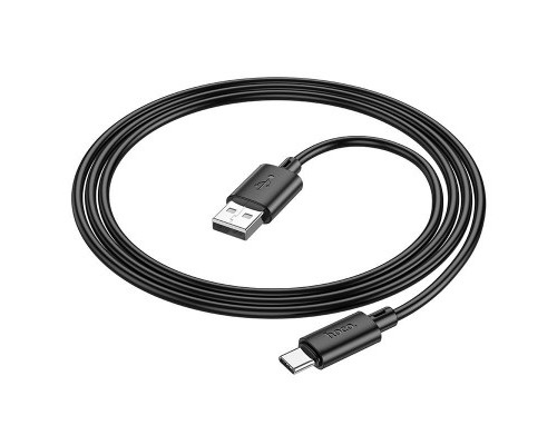 Кабель HOCO X88 Gratified charging data cable for Type-C Black (6931474783349)