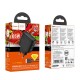 Мережевий зарядний пристрій з кабелем HOCO CS63A Bright PD65W(1A1C) charger set (C to C)(EU) Black (6942007638487)