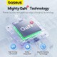 Мережевий зарядний пристрій з кабелем Baseus GaN6 Pro Fast Charger 2C+2U 65W  EU Cluster Black((With Type-C to Type-C 100W(20V/5A) 1m Black） (P10162701113-00)