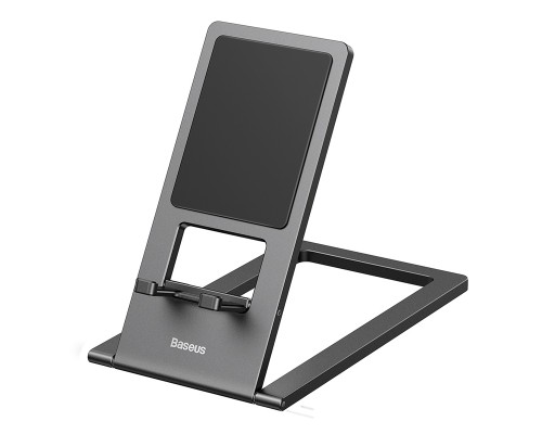 Підставка для телефона Baseus Foldable Metal Desktop Holder Gray (LUKP000013)