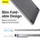 Підставка для телефона Baseus Foldable Metal Desktop Holder Gray (LUKP000013)