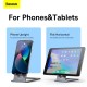 Підставка для телефона Baseus Foldable Metal Desktop Holder Gray (LUKP000013)