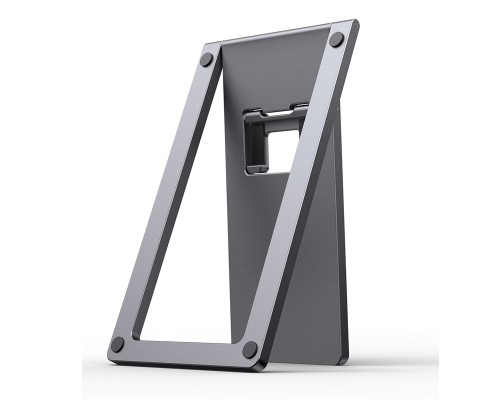 Підставка для телефона Baseus Foldable Metal Desktop Holder Gray (LUKP000013)