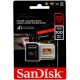 Карта пам'яті microSDHC (UHS-1 U3) SanDisk Extreme Action A1 32Gb class 10 V30 (R100MB/s, 667x) (adapter SD) (SDSQXAF-032G-GN6MA)