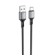 Кабель BOROFONE BX83 Type-C Famous silicone charging data cable Black (6974443386417)