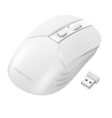 Маніпулятор миша BOROFONE BG5 Business wireless mouse White (6974443383003)