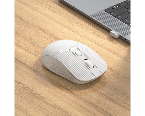 Маніпулятор миша BOROFONE BG5 Business wireless mouse White (6974443383003)