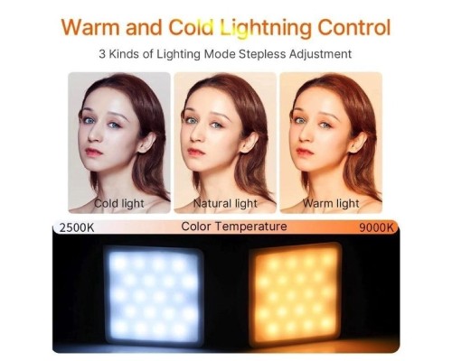 Відеосвітло Ulanzi Vijim Rechargeable Mini RGB Light (UV-B01001 VL49 RGB Pro) (B01001)