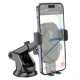Автотримач для телефона BOROFONE BH93 Grand one-button car holder(center console) Black (6941991103698)