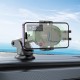 Автотримач для телефона BOROFONE BH93 Grand one-button car holder(center console) Black (6941991103698)
