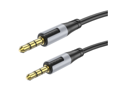 Аудіокабель BOROFONE BL19 3.5mm male to 3.5mm male, TPE, 1m Black (6941991108310)