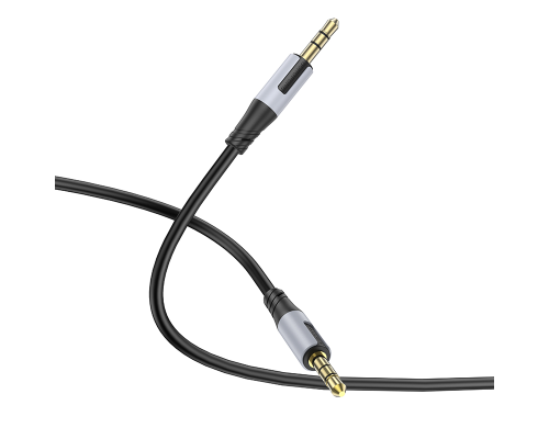 Аудіокабель BOROFONE BL19 3.5mm male to 3.5mm male, TPE, 1m Black (6941991108310)