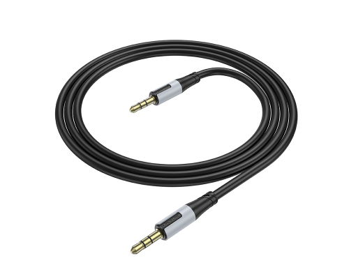 Аудіокабель BOROFONE BL19 3.5mm male to 3.5mm male, TPE, 1m Black (6941991108310)