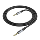 Аудіокабель BOROFONE BL19 3.5mm male to 3.5mm male, TPE, 1m Black (6941991108310)