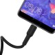 Кабель BOROFONE BX30 USB to Type-C, 3A, 1m, silicone, TPE connectors, Black (6931474706928)