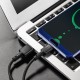Кабель BOROFONE BX31 USB to Type-C 3A, 1m, silicone, TPE connectors, Black (6931474710390)
