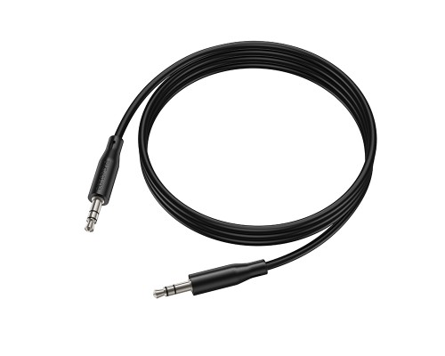 Аудіокабель BOROFONE BL26 3.5mm male to 3.5mm male, TPE, 1m Black (6941991122170)