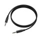 Аудіокабель BOROFONE BL26 3.5mm male to 3.5mm male, TPE, 1m Black (6941991122170)