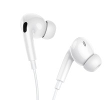 Навушники дротові BOROFONE BM100 Pro (3.5mm) White (6941991121760)