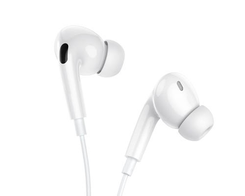 Навушники дротові BOROFONE BM100 Pro (3.5mm) White (6941991121760)