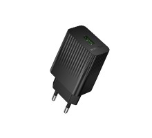 Мережевий зарядний пристрій BOROFONE BAS72A Source single port QC3.0 charger Black (6941991122637)
