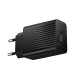 Мережевий зарядний пристрій BOROFONE BAS72A Source single port QC3.0 charger Black (6941991122637)
