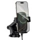 Автотримач для телефона з БЗП BOROFONE BH223 Follower push-type wireless fast charging car holder(center console) (6941991121319)