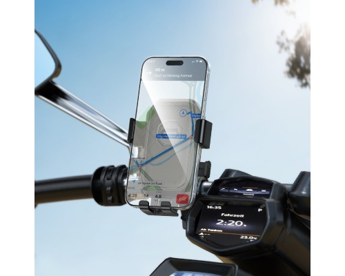 Велотримач для телефона BOROFONE BH141 Camino riding holder Black (6941991125584)