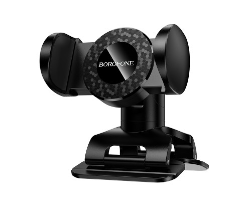 Автотримач для телефона BOROFONE BH142 Support pull clip car holder (center console) Black (6941991126383)